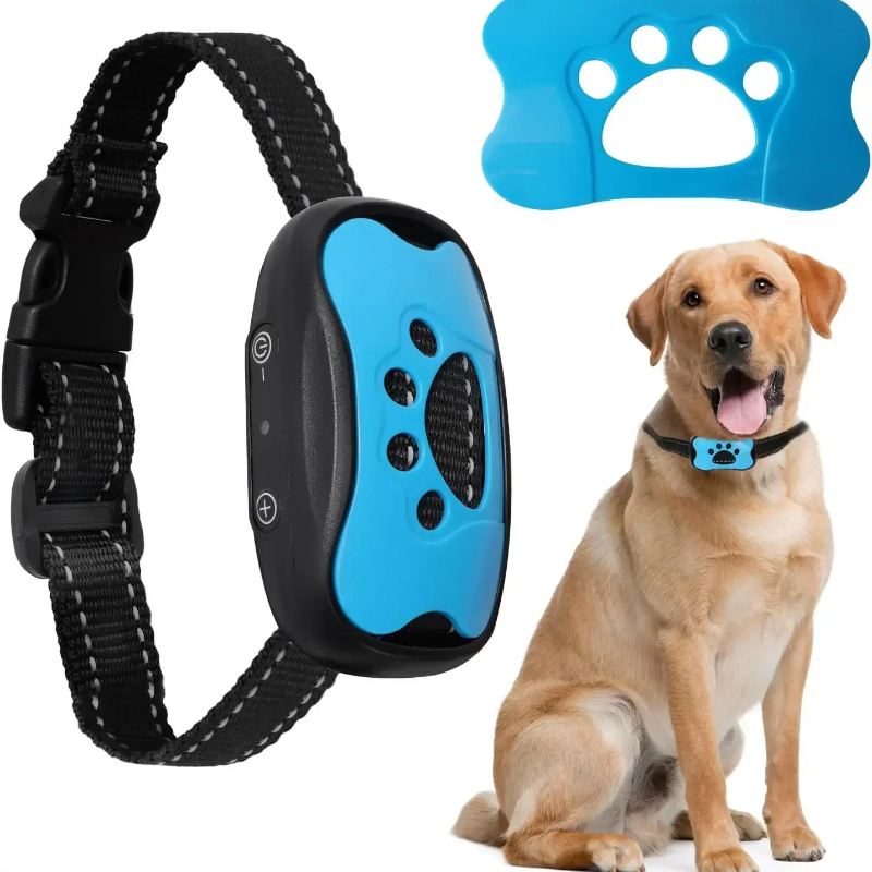 USB Rechargeable Dog Training Collar Pet Anti Barking Device Ultrasonic Stop Barking Vibration Anti 0