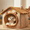 Pet Products Winter Folding Houses, Puppy Baskets, Mattresses for Small and Medium Dogs, Winter Kennels