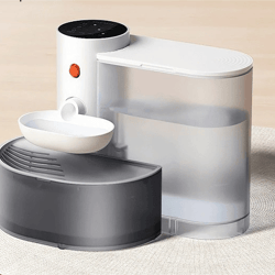 Dog and Cat Water Dispenser, Automatic Water Feeder for Pets, Running Water Charging Pet Fountain