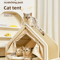 Cat Nest Winter Cat House Shell With Scratch Board SemiEnclosed Sleeping Bag 4