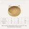 HandWoven Rattan Cat Nest Removable Warm Pad For All Seasons Washable Winter Pet Supplies 4
