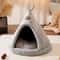 Cat House Enclosed For Winter Dismantlable Warm Nest For Cats Four Seasons Cozy Christmas Bed 1