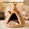 Cat House Enclosed For Winter Dismantlable Warm Nest For Cats Four Seasons Cozy Christmas Bed 2