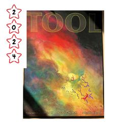 tool atlantic city 2019 tour poster