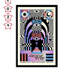 arcade fire corona capital festival mexico city nov 17 2023 poster