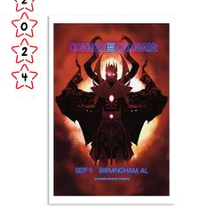 coheed and cambria avondale brewing co al september 9 2023 poster