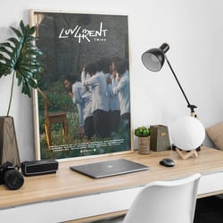 smino luv 4 rent album poster: vibrant artwork for music lovers