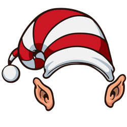 Elf hat Svg, Elf hat Christmas Svg, Elf ears Svg, Elf clip art, Elf hat PNG, Christmas Cut File For Crafts, Cricut