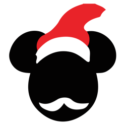 mickey mouse santa svg, disney christmas svg, disney mickey svg, mickey mouse head svg, digital download