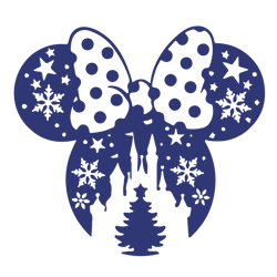 minnie mouse castle svg, disney christmas svg, snowflakes svg, disney mickey svg, minnie mouse head svg