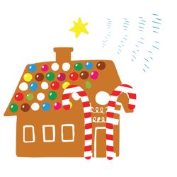 gingerbread house svg, peppa pig christmas svg, peppa pig family svg, peppa pig cartoon svg, peppa pig holidays svg