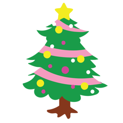 christmas tree svg, peppa pig christmas svg, peppa pig family svg, peppa pig cartoon svg, peppa pig holidays svg