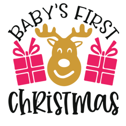 Baby's First Christmas Svg, Baby Christmas Svg, 1st Christmas Svg, Baby Svg, First Christmas Svg, Digital download