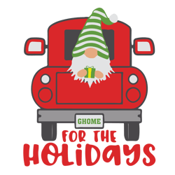 gnome for the holidays svg, gnome christmas svg, holidays gnome svg, gnome santa svg, gnome clipart, digital download