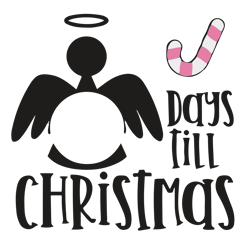 days till christmas svg, angel svg, candy cane svg, christmas svg, holidays svg, christmas svg designs, digital download