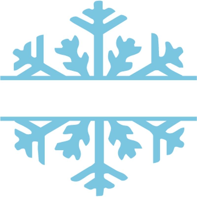 Snowflake split Svg, Flake Winter svg, Christmas svg, Winter | Inspire ...