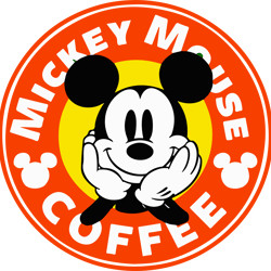 mickey mouse coffee logo svg, starbucks logo svg, mickey mouse starbucks svg, disney coffee logo svg, digital download