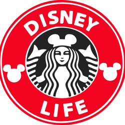 disney life logo svg, mickey mouse starbucks logo svg, disney coffee logo svg, starbucks cup svg, digital download