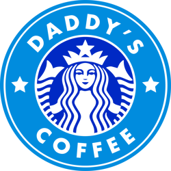 Daddy's Coffee logo Svg, Starbucks Svg, Starbucks logo Svg, Starbucks logo Png, Coffee brand Svg, Digital download