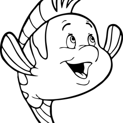 flounder outline svg, ariel svg, little mermaid svg, princess ariel svg, disney svg, mermaid clipart, digital download