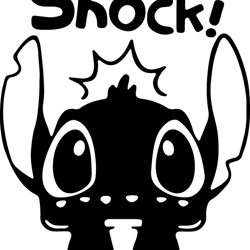 Stitch shock Svg, Stitch Cricut, Baby Stitch Svg, Funny Stitch Svg, Lilo And Stitch Svg, Disney Svg, Digital download