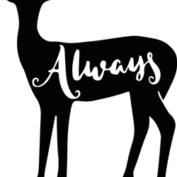 always deer svg, harry potter svg, harry potter clipart, hogwarts svg, harry potter magic svg, digital download