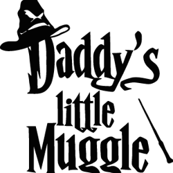 daddy's little muggle svg, harry potter svg, harry potter silhouette, harry potter clipart, magic svg, digital download