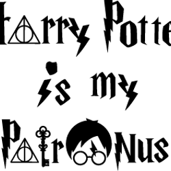 harry potter is my patronus svg, harry potter svg, harry potter silhouette, harry potter clipart, harry potter movie svg