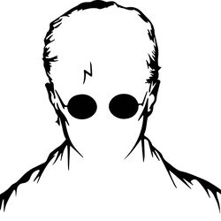 harry potter glasses svg, harry potter svg, harry potter silhouette, harry potter clipart, harry potter movie svg, magic