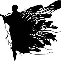 lord voldemort shadows svg, harry potter svg, harry potter silhouette, harry potter clipart, harry potter movie svg