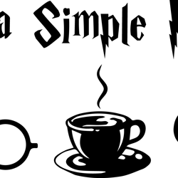 i'm a simple person svg, harry potter svg, harry potter quotes svg, harry potter movie svg, magic svg, digital download