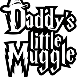daddy's little muggle svg, harry potter svg, harry potter quotes svg, harry potter movie svg, magic svg