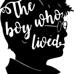 the boy who lived svg, harry potter svg, harry potter quotes svg, harry potter movie svg, magic svg, digital download