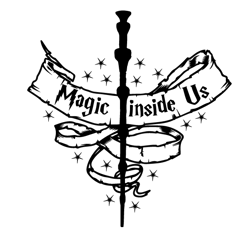 magic inside us svg, harry potter svg, harry potter quotes svg, harry potter movie svg, magic svg, digital download