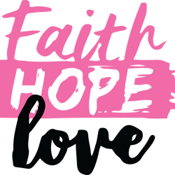 faith hope love svg, breast cancer svg, cancer awareness svg, cancer ribbon svg, hope svg, faith over fear svg