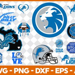 Detroit Lions Bundle Svg, Detroit Lions logo Svg, NFL football Svg, Sport logo Svg, Football logo Svg, Digital download