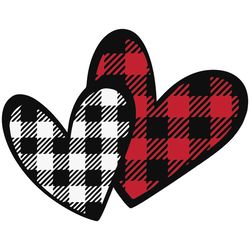 buffalo plaid heart valentine svg, valentine svg, hearts svg, hearts valentine svg, red hearts svg, hearts gifts svg