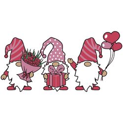 love gnomes svg, valentine's day svg, gnomes svg, gnomes valentine svg, cute gnomes svg, gnomes hearts svg