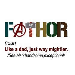 fathor svg, father's day svg, happy father's day svg, father's day gift svg, i love father svg, avengers svg