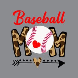 baseball mom leopard svg, mother's day svg, mom svg, happy mother's day svg, mother's day t-shirt svg, png dxf eps pdf