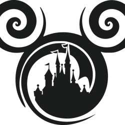 mickey mouse swirlz castle head svg, disney mickey svg, mickey clipart, mickey mouse svg, mickey head svg