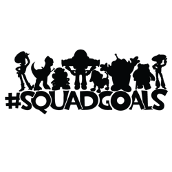 Squadgoals Toy Story Svg, Toy Story Svg, Toy Story clipart, Toy Story Character Svg, Disney Svg, Digital download