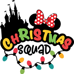 minnie castle christmas squad svg, disney christmas svg, mickey clipart, mickey mouse svg, mickey face svg, mickey head