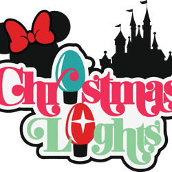minnie mouse castle christmas lights svg, disney christmas svg, mickey clipart, mickey mouse svg, mickey face svg