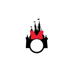 minnie mouse castle monogram svg, disney minnie svg, minnie clipart svg, minnie silhouette svg, minnie logo svg