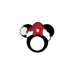 minnie mouse santa monogram svg, disney minnie svg, minnie clipart svg, minnie silhouette svg, minnie logo svg