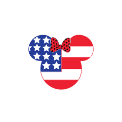 minnie mouse usa flag svg, disney minnie svg, minnie mouse svg, minnie clipart, minnie face svg, minnie head svg