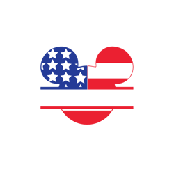 mickey mouse usa flag split svg, disney mickey svg, mickey mouse svg, mickey clipart, mickey face svg, mickey head svg