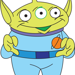 little green aliens svg, toy story svg, toy story clipart, toy story character svg, cartoon svg, digital download