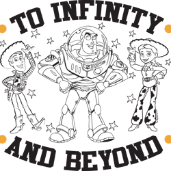 to infinity and beyond svg, toy story svg, buzz lightyear svg, png, eps, dxf, cricut, cut files, silhouette files